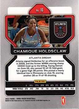 2022 Panini Prizm WNBA #16 Chamique Holdsclaw Back