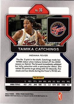 2022 Panini Prizm WNBA #36 Tamika Catchings Back