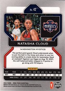 2022 Panini Prizm WNBA #42 Natasha Cloud Back