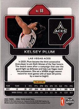 2022 Panini Prizm WNBA #68 Kelsey Plum Back