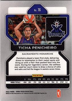 2022 Panini Prizm WNBA #76 Ticha Penicheiro Back