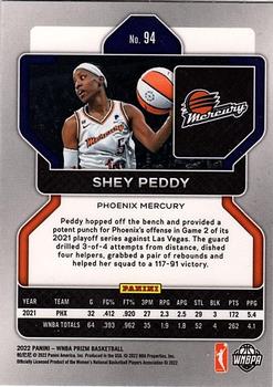 2022 Panini Prizm WNBA #94 Shey Peddy Back