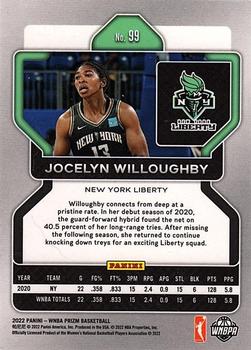 2022 Panini Prizm WNBA #99 Jocelyn Willoughby Back