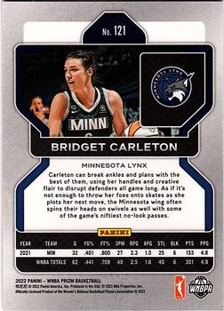 2022 Panini Prizm WNBA #121 Bridget Carleton Back