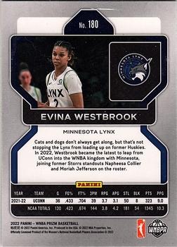 2022 Panini Prizm WNBA #180 Evina Westbrook Back