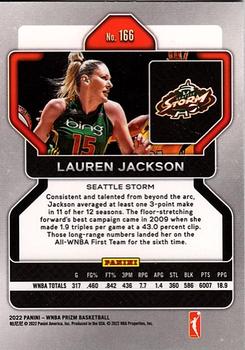 2022 Panini Prizm WNBA #166 Lauren Jackson Back