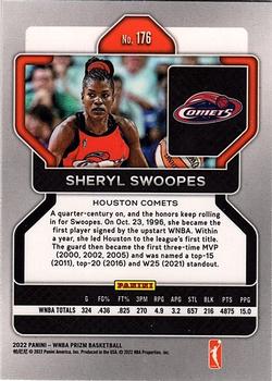 2022 Panini Prizm WNBA #176 Sheryl Swoopes Back