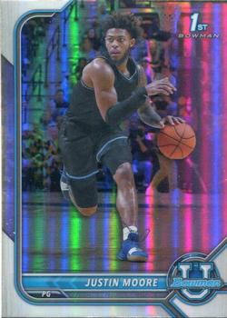 2021-22 Bowman University - Refractor #56 Justin Moore Front