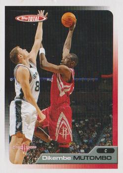 2005-06 Topps Total #288 Dikembe Mutombo Front