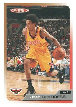 2005-06 Topps Total #1 Josh Childress Front