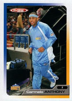 2005-06 Topps Total #4 Carmelo Anthony Front