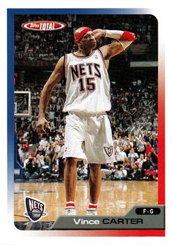 2005-06 Topps Total #7 Vince Carter Front