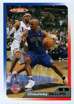 2005-06 Topps Total #19 Chauncey Billups Front