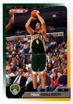 2005-06 Topps Total #25 Nick Collison Front