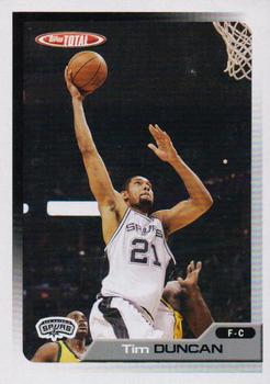 2005-06 Topps Total #41 Tim Duncan Front