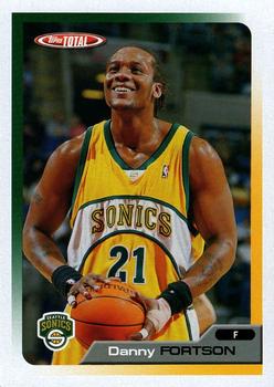 2005-06 Topps Total #42 Danny Fortson Front