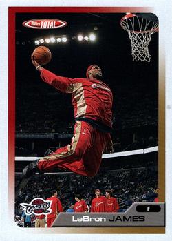 2005-06 Topps Total #45 LeBron James Front