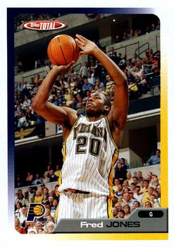 2005-06 Topps Total #84 Fred Jones Front