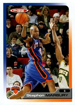 2005-06 Topps Total #86 Stephon Marbury Front