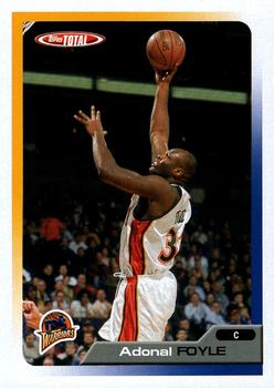 2005-06 Topps Total #93 Adonal Foyle Front