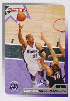 2005-06 Topps Total #132 Corliss Williamson Front