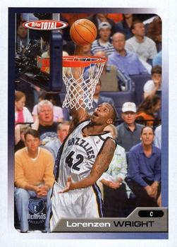 2005-06 Topps Total #147 Lorenzen Wright Front