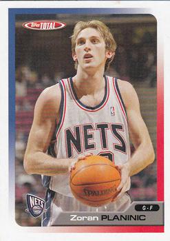 2005-06 Topps Total #157 Zoran Planinic Front