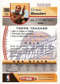 2005-06 Topps Total #200 Drew Gooden Back