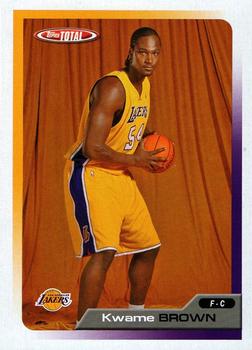 2005-06 Topps Total #241 Kwame Brown Front