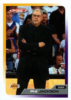 2005-06 Topps Total #385 Phil Jackson Front
