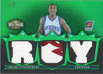 2007-08 Topps Triple Threads - Relics Emerald #TTR-34 Amare Stoudemire Front