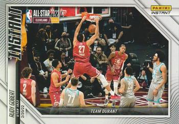 2021-22 Panini Instant NBA All-Star Game #9 Rudy Gobert Front