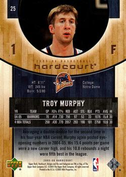 2005-06 Upper Deck Hardcourt #25 Troy Murphy Back