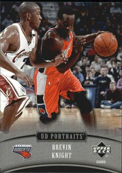 2005-06 UD Portraits #14 Brevin Knight Front