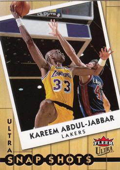 2007-08 Ultra - Ultra Snap Shots #SS-20 Kareem Abdul-Jabbar Front