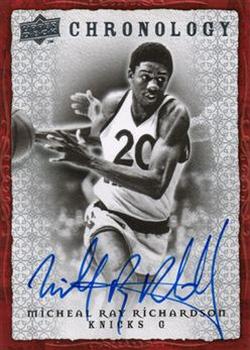 2007-08 Upper Deck Chronology - Autographs #70 Micheal Ray Richardson Front