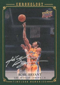 2007-08 Upper Deck Chronology - Autographs Gold #158 Kobe Bryant Front