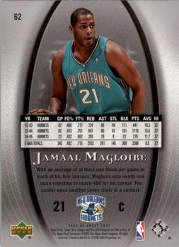 2005-06 Upper Deck Sweet Shot #62 Jamaal Magloire Back