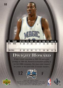 2005-06 Upper Deck Sweet Shot #68 Dwight Howard Back