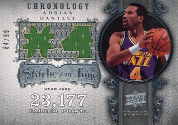 2007-08 Upper Deck Chronology - Stitches in Time #SIT-AD Adrian Dantley Front