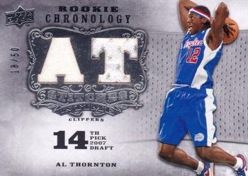 2007-08 Upper Deck Chronology - Stitches in Time 50 #SIT-AT Al Thornton Front