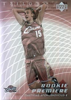 2005-06 Upper Deck Trilogy #103 Martynas Andriuskevicius Front