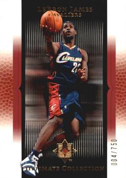 2005-06 Upper Deck Ultimate Collection #19 LeBron James Front