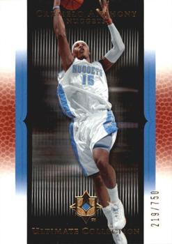 2005-06 Upper Deck Ultimate Collection #29 Carmelo Anthony Front