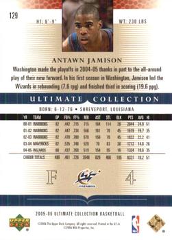 2005-06 Upper Deck Ultimate Collection #129 Antawn Jamison Back