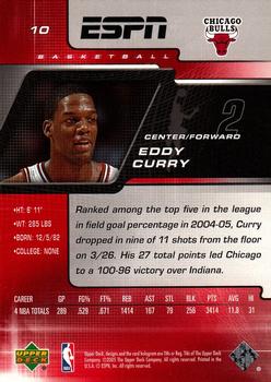 2005-06 Upper Deck ESPN #10 Eddy Curry Back