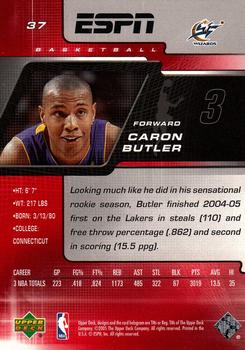 2005-06 Upper Deck ESPN #37 Caron Butler Back