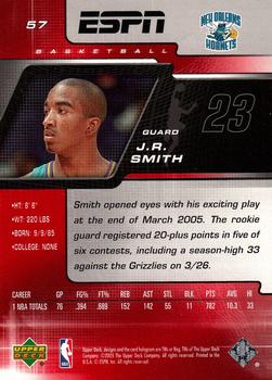 2005-06 Upper Deck ESPN #57 J.R. Smith Back