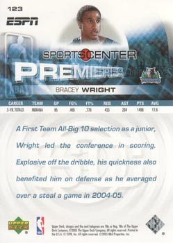 2005-06 Upper Deck ESPN #123 Bracey Wright Back