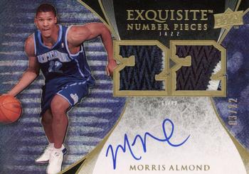 2007-08 Upper Deck Exquisite Collection - Numbers #EN-MA Morris Almond Front